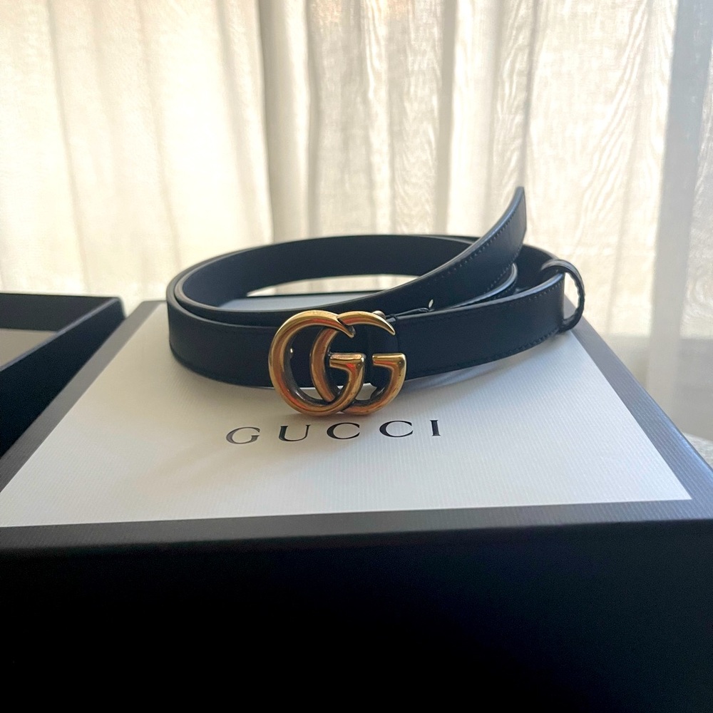 Gucci belt.